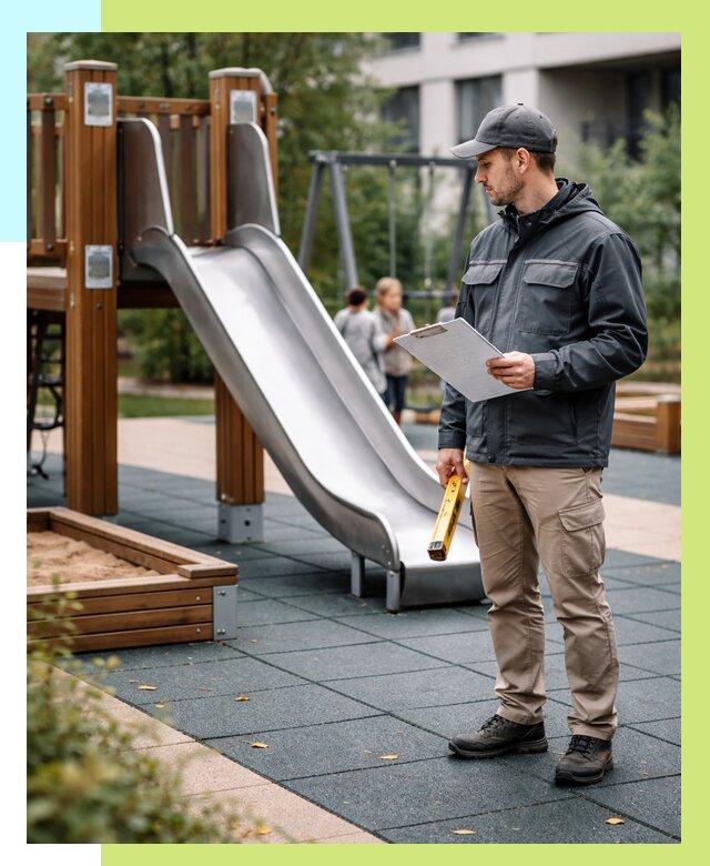 Сертификация детских площадок в Воркуте от 25703 р. | Алешин-Врк