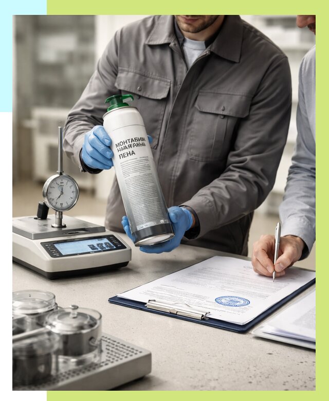 Сертификация монтажной пены в Воркуте от 15422 р. | Алешин-Врк