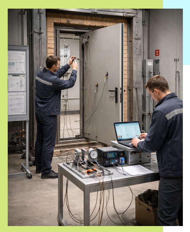 Сертификация противопожарных дверей в Воркуте по ГОСТ и ТР