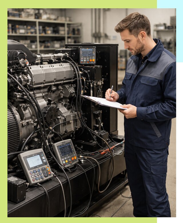 Сертификация дизельных генераторов и их оборудования в Воркуте