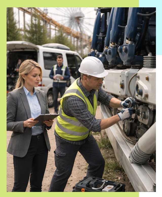 Сертификация аттракционов и проверка безопасности в Воркуте