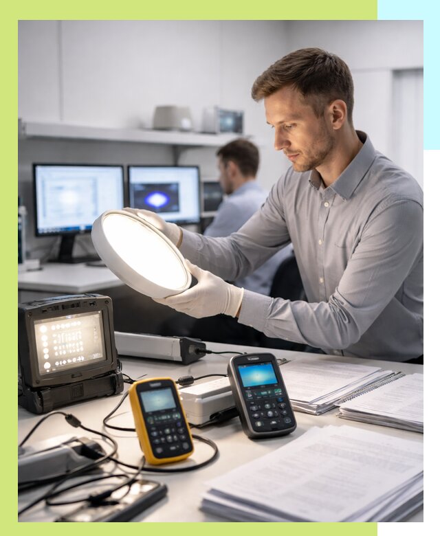 Сертификация светильников в Воркуте: испытания и оформление