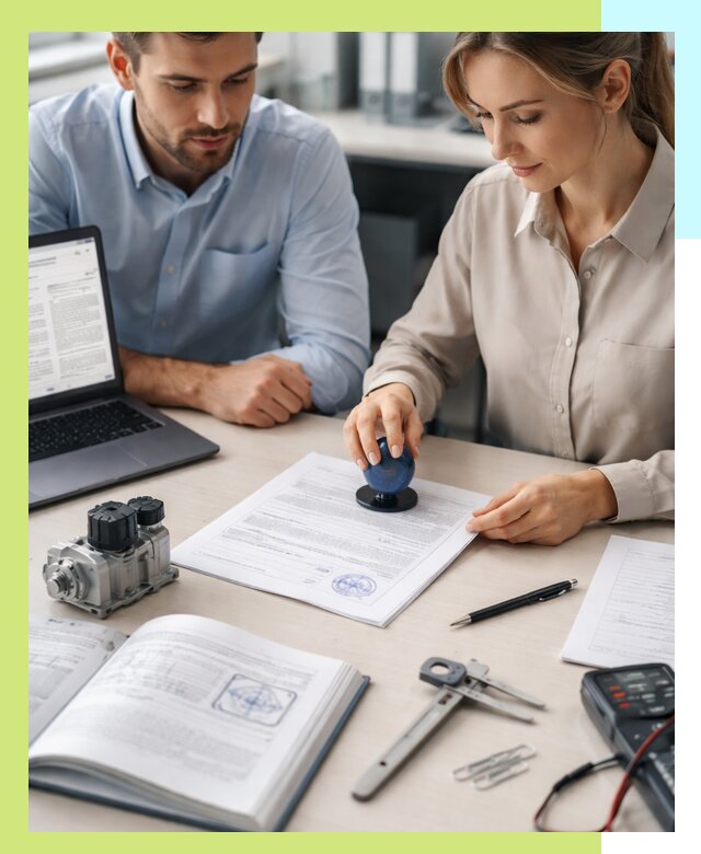 Выдача паспорта изделия и техническая экспертиза продукции в Воркуте