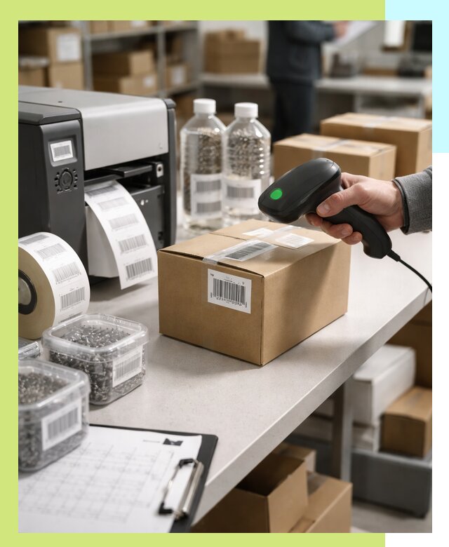 Штрихкодирование продукции и маркировка для продажи в Воркуте
