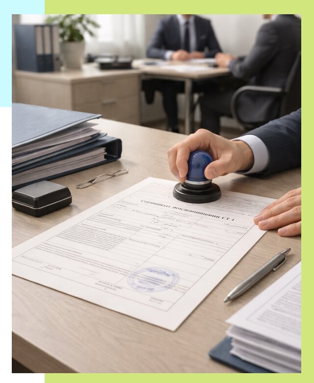 Сертификат происхождения СТ 1 в Воркуте от 4626 р. | Алешин-Врк